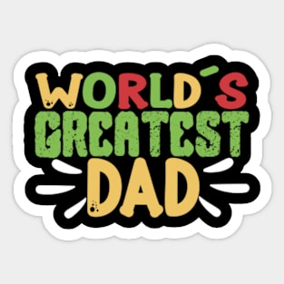 worlds greatest dad Sticker